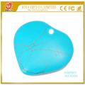 Turquoise Heart Semi Precious stone Pendant 38MM