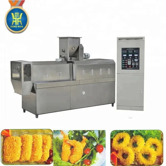 Jinan American style double-screw Bread crumbs maker machine