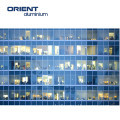 Exterior Aluminum Double Glass Curtain Walls for Building Facade Panels