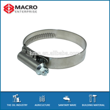 strong Italian hose clamp with cylindrical screw head