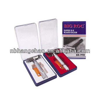 Big Roc Male Traditional Style Safety Sliver Double Edge Blade Shaving Hair Razor