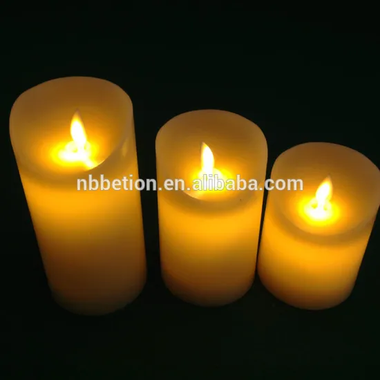 dancing flame led candle real wax flameless remote control led candle Color Changing LED Candle light