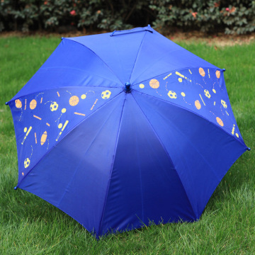 18''x8k Balls cartoon polyester crystal handle children umbrella