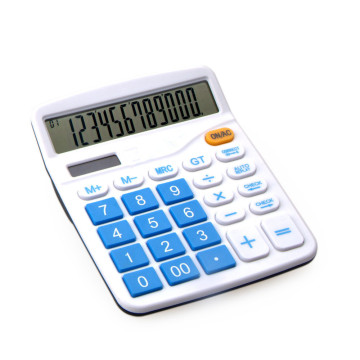 12 Digits Dual Power Basic Electronic Calculator