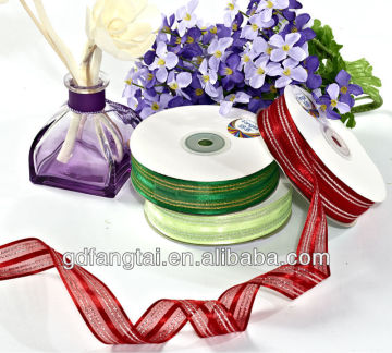 organza ribbon girl dress red for decoration and packing