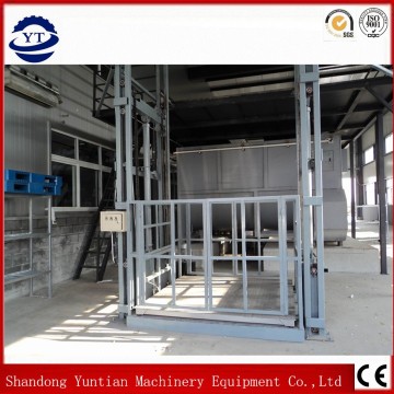 China warehouse outdoor fixed cargo elevator lift, hydraulic cargo lift