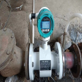 Electromagnetic flow meter with locale LCD display