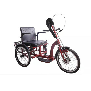 Lightweight Manual Portable Folding Handicapped Rehabilitation Wheelchair and Tricycle for Patients and Elderly