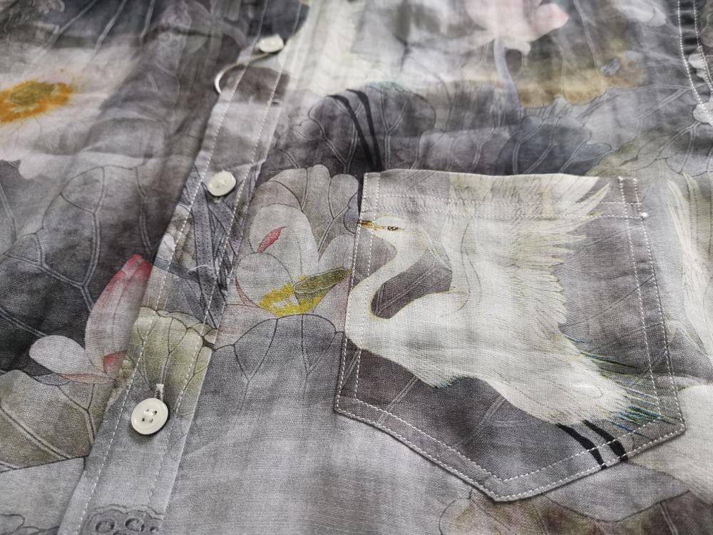 Men Casual Digital Print Short Shirt 4