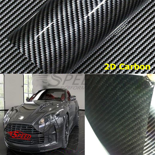 2D Silver Carbon Fiber Vehicle Interior Film