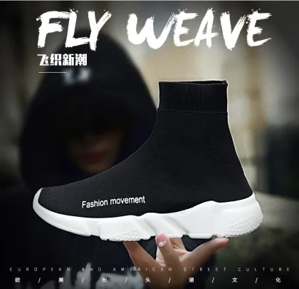 New spring stretch socks, shoes, women's shoes, air net surface, leisure sports shoes