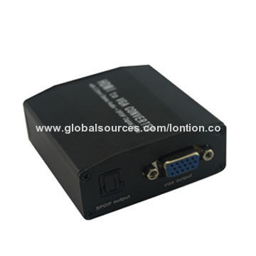 HDMI to VGA Converter, Supports HDMI 165MHz/1.65Gbps Per Channel
