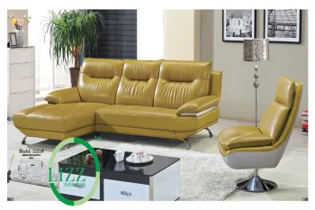 2017 China New small hot sale Mordern Ledersofas leather sofa