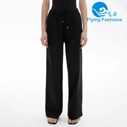 Stylish Black Linen Pants for Casual Wear