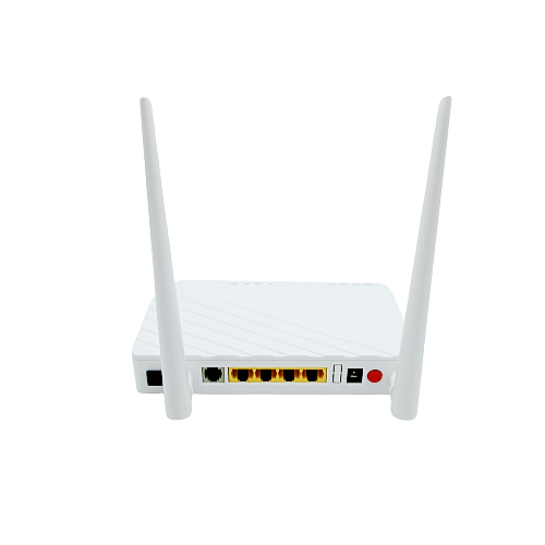 Fibra óptica de doble banda XPON 4FE+WiFi+2 Pots+USB ONU