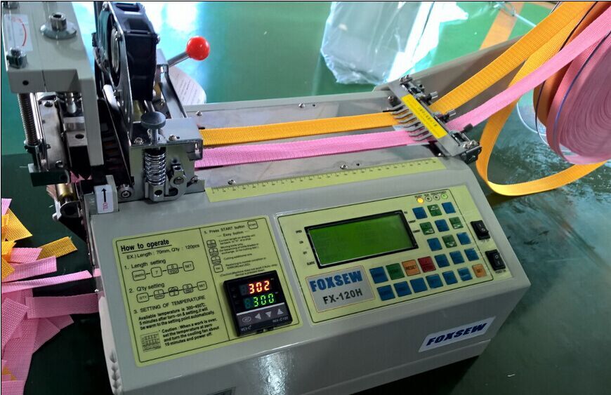 Automatic Hot Knife Polyester Ribbon Cutting Machine