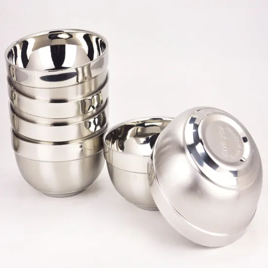 Rice Wan Double Heat Proof Platinum Bowl