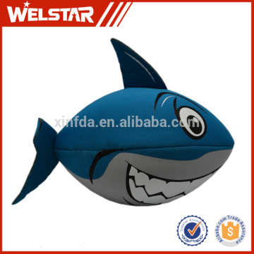 Funny Neoprene Shark Ball, Soft American Football, Fish Beach Balls
