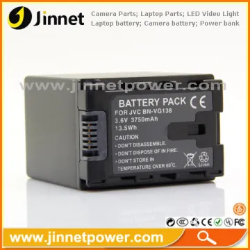High Quality Camcorder Battery For Jvc Bn-vg138 Full Decoded Bn-vg114 