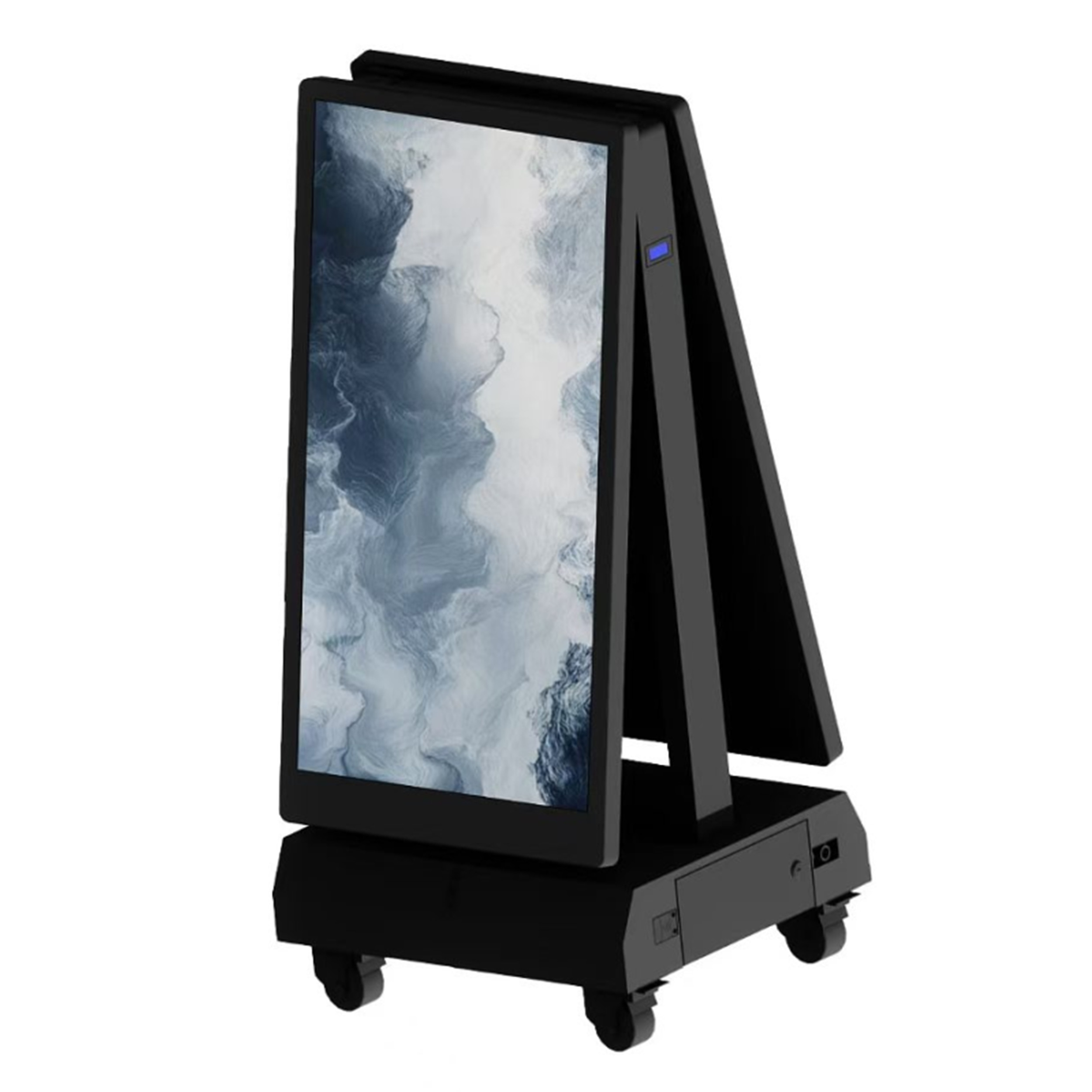 Aşırı sıcakta çalışan dış mekan dijital kiosk için akıllı hava soğutma sistemi