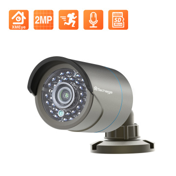 Techage 1080P POE IP Camera H.265 CCTV Video Surveillance 2MP Outdoor IP66 Waterproof Camera Audio Record Home Security Camera