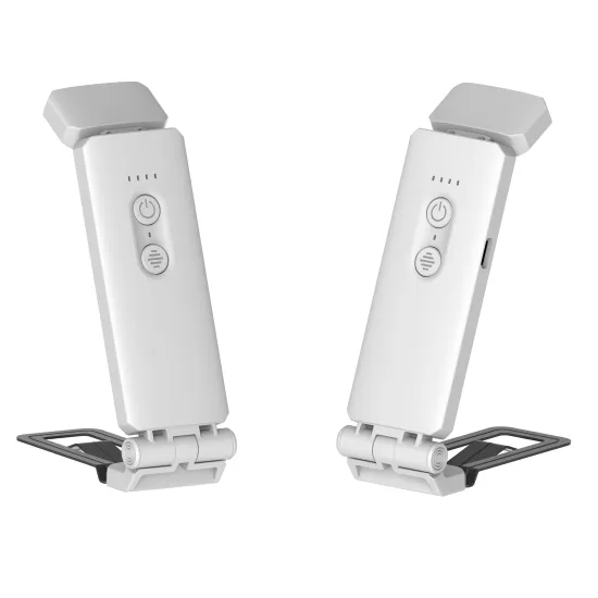 Portable Clip-On USB Rechargeable LED Book Light with 3 Colors for Bed Reading