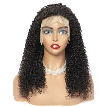 150% 180% Density HD 13x4 lace Human Hair Wig Kinky Curly Lace Wig Natural Virgin Human Hair Lace Front Wig for Black Women