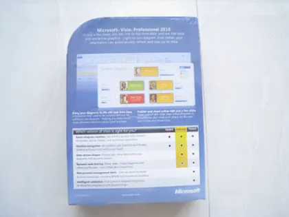 Microsoft visio professional 2010 software