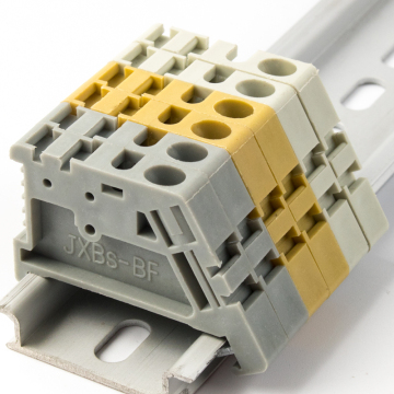 Gray EW35 2.5 UK End Stop Cover Terminal Block