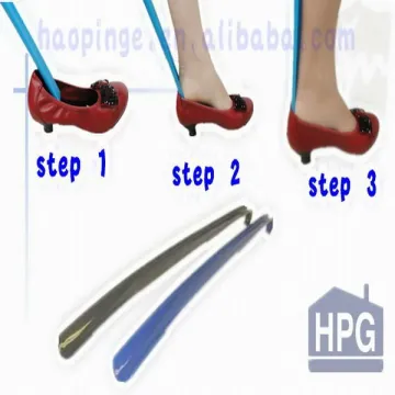 Long Handled Plastic Home &Hotel Shoe Horn