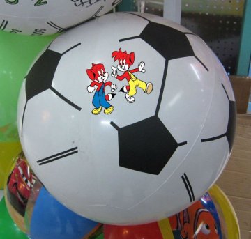 Promoción Bola de fútbol inflable con logotipo de personalización para niños