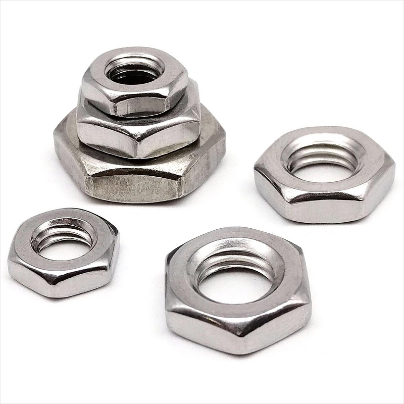 Din Hexagonal Stainless Steel Lock Hex Jam Nut