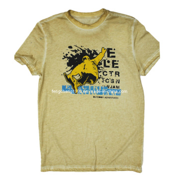2014 New Wholesale Round Neck Short Sleeve Breathable T-Shirts (T-0770)