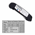 logo aangepaste digitale BBQ-oventhermometer met opvouwbare sonde