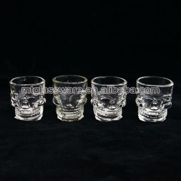 mini skull shot glass