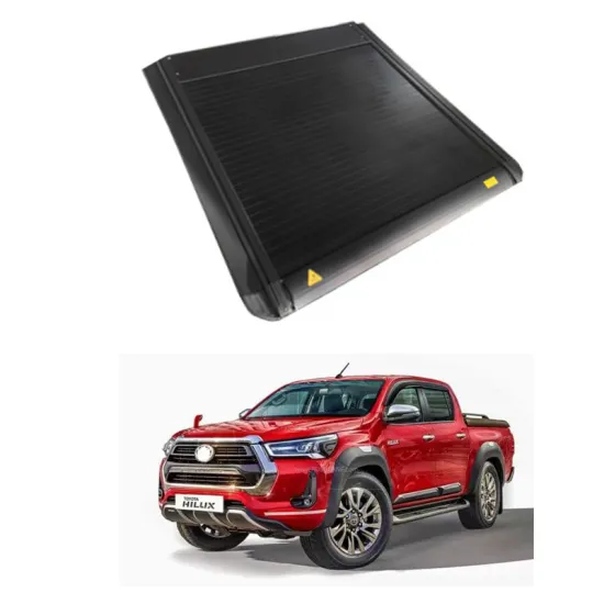 Manual Retractable Aluminium Alloy Roller Lid Tonneau Cover for Pickup Truck Hard Bed