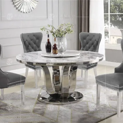 Rose Gold & Marble Table Chairs & Dining Sets for Sale