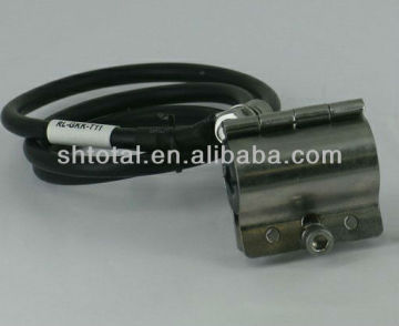 RF feeder cable clamp Hinge type