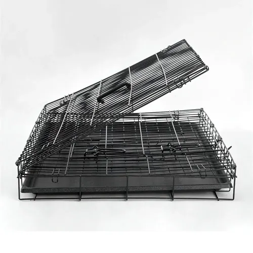 Collapsible Wire Dog Crate – 18"/24"/30"/36"/42"/48" Sizes