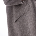 Fashion upright collar cashmere overcoat