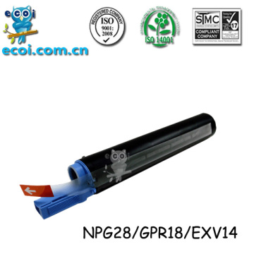photocopier toner cartridge NPG-28/GPR-18/EXV-14 for Canon IR2016