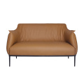 Chaise longue 2 places en cuir moderne Archibald