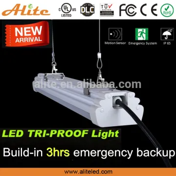 TUV DLC UL CE listed 4ft batten light, waterproof Tri Proof Led, Vapor tight fixtures