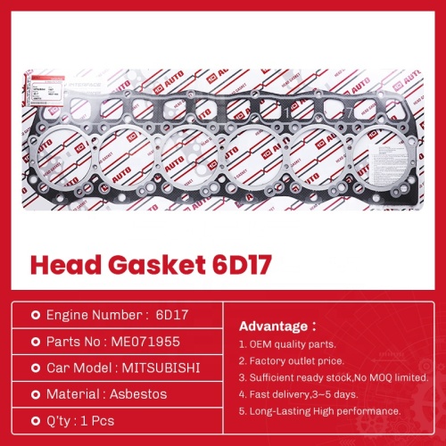 ME071955 طوقا رأس الأسطوانة مجموعة ل Mitsubishi 6d17