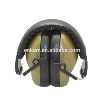 brown color enkerr new Mini Style Foldable Safety Earmuffs