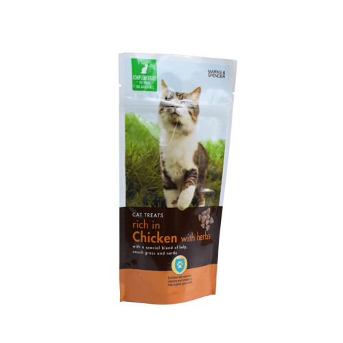 Custom Production Excellent pet food bag with ziplock