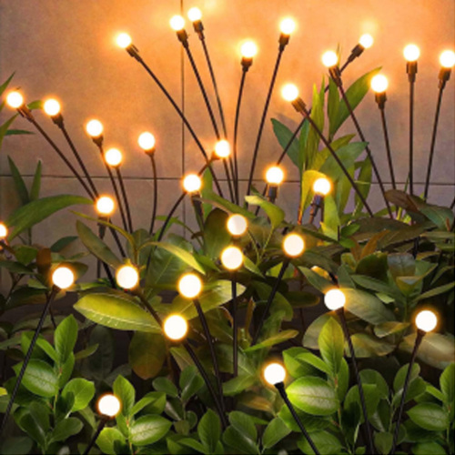 Lumière solaire luciole moderne pour la décoration de jardin
