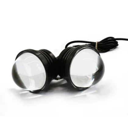 Eagle Eye LED Light Set 12V DRL Daytime Running Tail Lights 6000K White for Car & Motorcycle