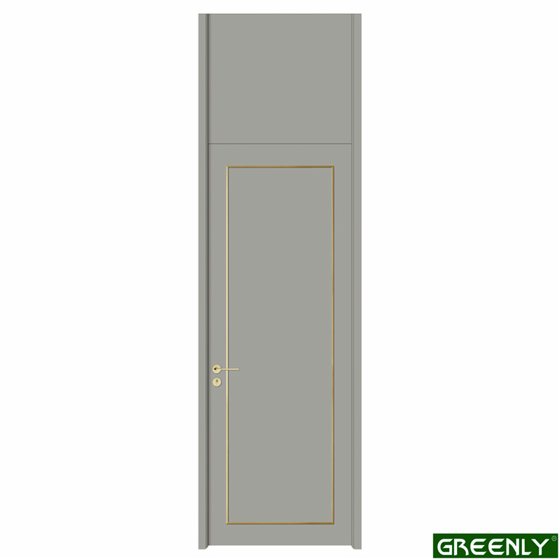 Gold Edge Flush MDF Paneled Wooden Doors