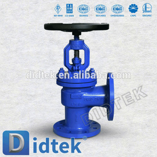 Didtek Carbon Steel DIN Angle Globe Valve